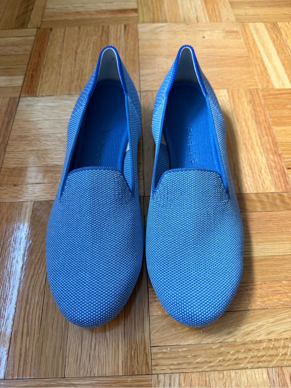 Rothy's Periwinkle Blue Slip-On Knit Flats